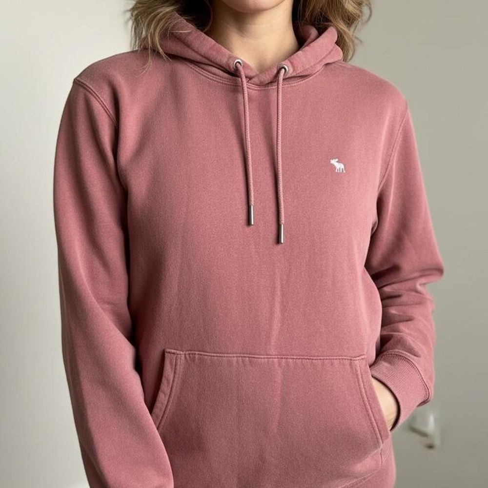 Abercrombie & Fitch Pink Soft Fleece Sweatshirt | Size Medium